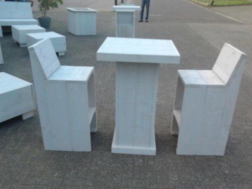 Barset steigerhout, Tuin en Terras, Tuinsets en Loungesets, Nieuw, Tuinset, Steigerhout, Ophalen