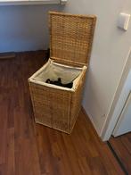 Leuke wasmand prima staat, Huis en Inrichting, Ophalen, Zo goed als nieuw, Rechthoekig, Riet