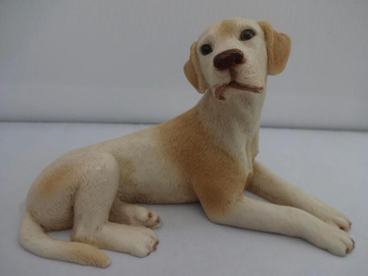 Porseleinen liggende Labrador van Castagna, Verzamelen, Beelden en Beeldjes, Nieuw, Dier, Ophalen of Verzenden