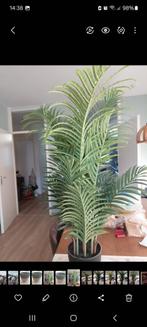 Kunstplant Goudpalm - groen -94 cm- in pot - kamerplant, Huis en Inrichting, Kamerplanten, Ophalen of Verzenden, In pot, Halfschaduw