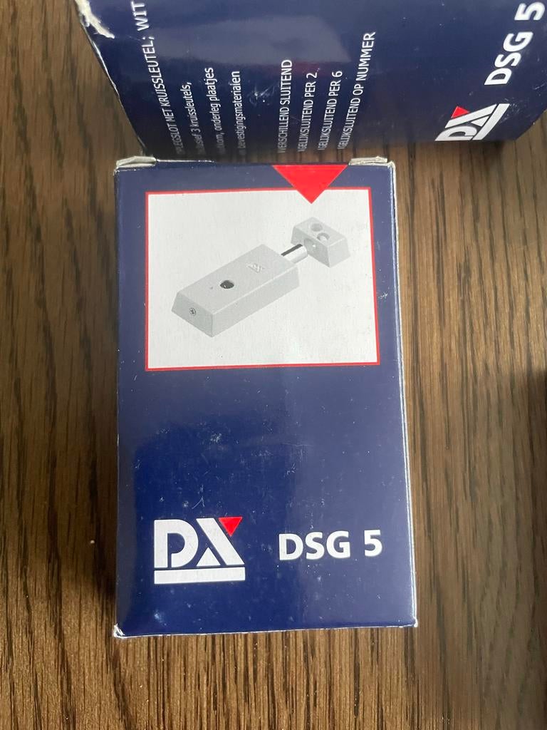 DSG 5 Oplegslot Gelijksluitend 4x, Ophalen of Verzenden, Nieuw