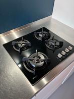 M-System inbouw gaskookplaat 4 pits(1 pannendrager gebroken), Witgoed en Apparatuur, Kookplaten, Ophalen, Gebruikt, 4 kookzones