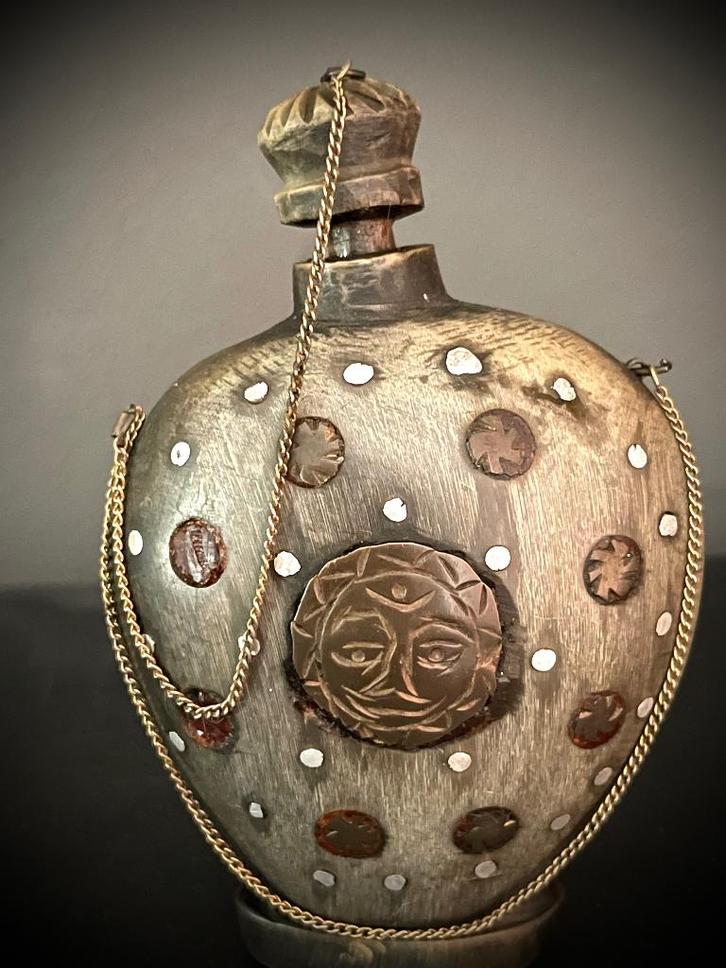 Parfum snuf flesje Antiek Oud Rariteit lakstempels curiosa, Antiek en Kunst, Curiosa en Brocante, Verzenden