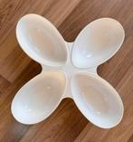 Witte stenen schaal, Ophalen of Verzenden, Zo goed als nieuw, Rond