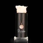 Ketting met echte roos in cadeauverpakking, Ophalen of Verzenden, Nieuw, Goud, Met strass