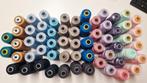 (Over)lockgaren 60 rollen diverse kleuren, Ophalen of Verzenden, Zo goed als nieuw, Garen of Naald(en)