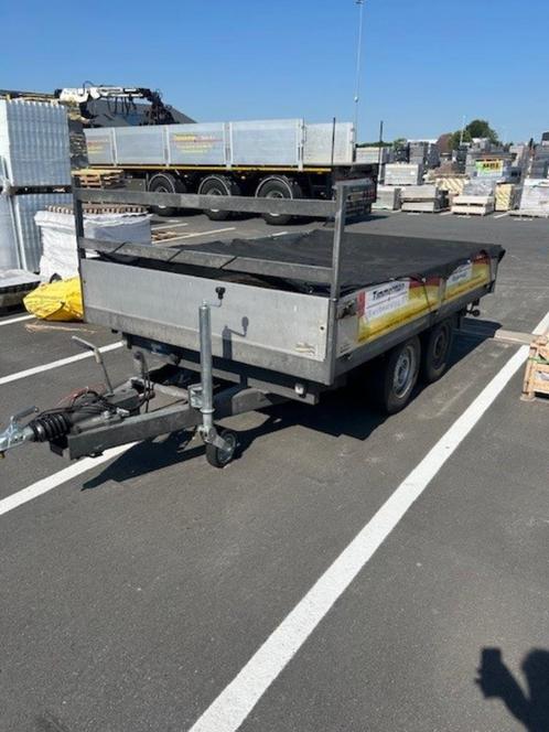 aanhanger 3,5 ton tandemasser gebruikt 3 zijdige kipper ster, Auto diversen, Aanhangers en Bagagewagens, Gebruikt, Ophalen