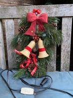 Vintage kersttak kerstdecoratie kerstkrans deurhanger, Ophalen of Verzenden, Gebruikt