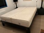 Auping Auronde met electr. bedbodem en B&B Italia matrassen, Ophalen, Verstelbaar, Zwart, Tweepersoons