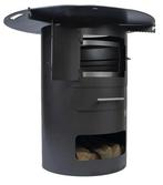 Compleetset multifunctioneel vat met Vuurplaat Weyck BBQ, Tuin en Terras, Houtskoolbarbecues, Ophalen, Nieuw, Met accessoires