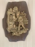 wanddecoratie van broodbakker bij zijn oven, Ophalen of Verzenden