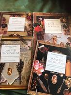 Partij van 4 boeken over lint , kant , bloemen en geuren, Ophalen of Verzenden, Zo goed als nieuw, Materiaal