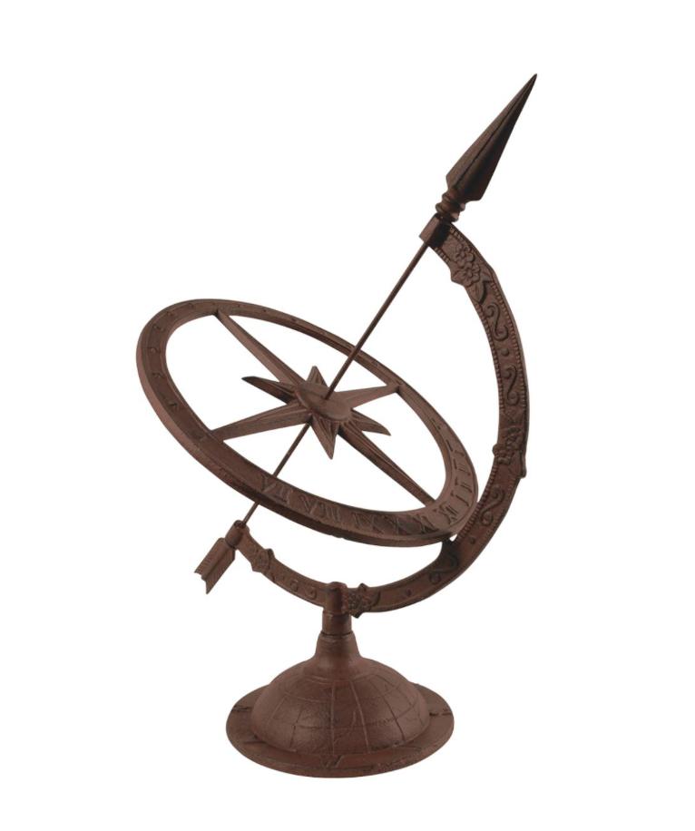 Zonnewijzer in gietijzer  -   Esschert Design, Tuin en Terras, Zonnewijzers, Nieuw, Verzenden