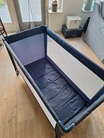 Donkerblauw campingbedje Brevi, Kinderen en Baby's, Ophalen, Zo goed als nieuw, Minder dan 140 cm, Minder dan 70 cm