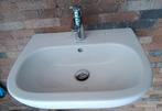 Ongebruikte Duravit wastafel en Hansgrohe kraan, Doe-het-zelf en Verbouw, Sanitair, Ophalen, Chroom, Wastafel