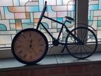 Klok fiets staal, Huis en Inrichting, Ophalen of Verzenden, Zo goed als nieuw