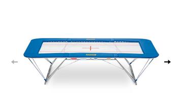 2 wedstrijdtrampolines ultimate in nieuwstaat beschikbaar voor biedingen