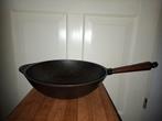 Skeppshult wokpan gietijzer  32 cm WOK 0875 uit Zweden, Ophalen, Gebruikt, Gietijzer, Wok