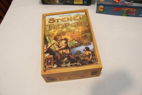 Stenen Tijdperk bordspel, Hobby en Vrije tijd, Gezelschapsspellen | Bordspellen, Nieuw, Een of twee spelers, Drie of vier spelers