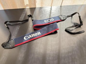 Canon EOS draagkoord | blauw/rood | origineel | nieuw beschikbaar voor biedingen