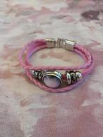 a370 roze armband, Sieraden, Tassen en Uiterlijk, Armbanden, Nieuw, Roze, Kunststof of Plastic, Ophalen