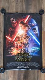 Film Poster Star Wars The Force Awakens, Verzamelen, Ophalen of Verzenden, Deurposter of groter, Rechthoekig Staand, Film en Tv