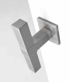Volume VT125 T-deurkrukken geveerd op rozet mat RVS, Ophalen of Verzenden, Nieuw, Rvs, Klink of Kruk