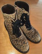 Groot leren panter laarsjes maat 35, Gebruikt, Groot, Meisje, Ophalen of Verzenden