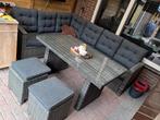 ZGAN Lounge / Dining set, Ophalen, Zo goed als nieuw, Wicker, Bank