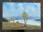 Berglandschap, Antiek en Kunst, Kunst | Schilderijen | Klassiek, Ophalen of Verzenden