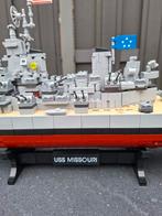 Boot / schip van bouwstenen. USS Missouri., Ophalen of Verzenden, Zo goed als nieuw