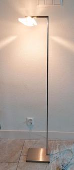 RVS Steinhauer vloerlamp met dimmer, Glas, Zo goed als nieuw, Ophalen