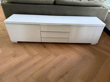IKEA Besta Burs tv meubel hoogglans wit
