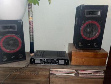 Skytec LTC 500 versterker en Ibiza Sound PA-Boxen beschikbaar voor biedingen