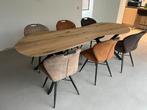Organisch gevormde, ovale, ronde eetkamer tafel op maat., Ophalen of Verzenden, Nieuw