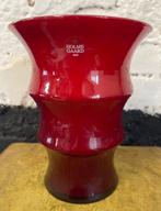 Mooie vintage Holmegaard Karen Blixen vaas rood, Minder dan 50 cm, Glas, Ophalen of Verzenden, Zo goed als nieuw