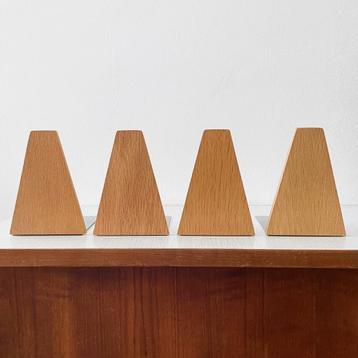 4x vintage teak BOEKENSTEUN Deens MidCentury Kai Kristiansen beschikbaar voor biedingen