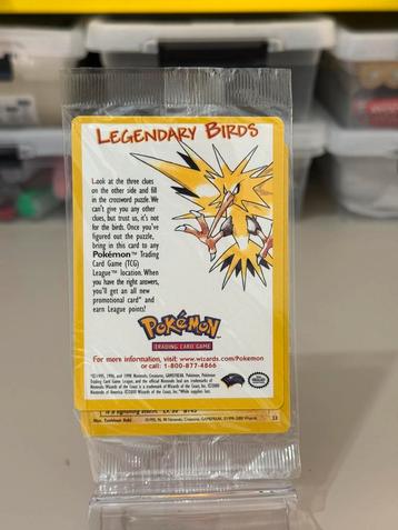 Zapdos no.22 Blackstar Promo Aoki Error Sealed Vintage beschikbaar voor biedingen