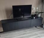 Zwart dressoir 180cm lang, Huis en Inrichting, Kasten | Televisiemeubels, Ophalen, 150 tot 200 cm, Zo goed als nieuw, Minder dan 100 cm