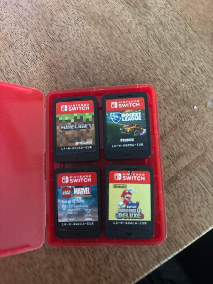 Nintendo Switch Games - Minecraft, Rocket League, Marvel, Ma, Spelcomputers en Games, Games | Nintendo Switch, Gebruikt, Avontuur en Actie