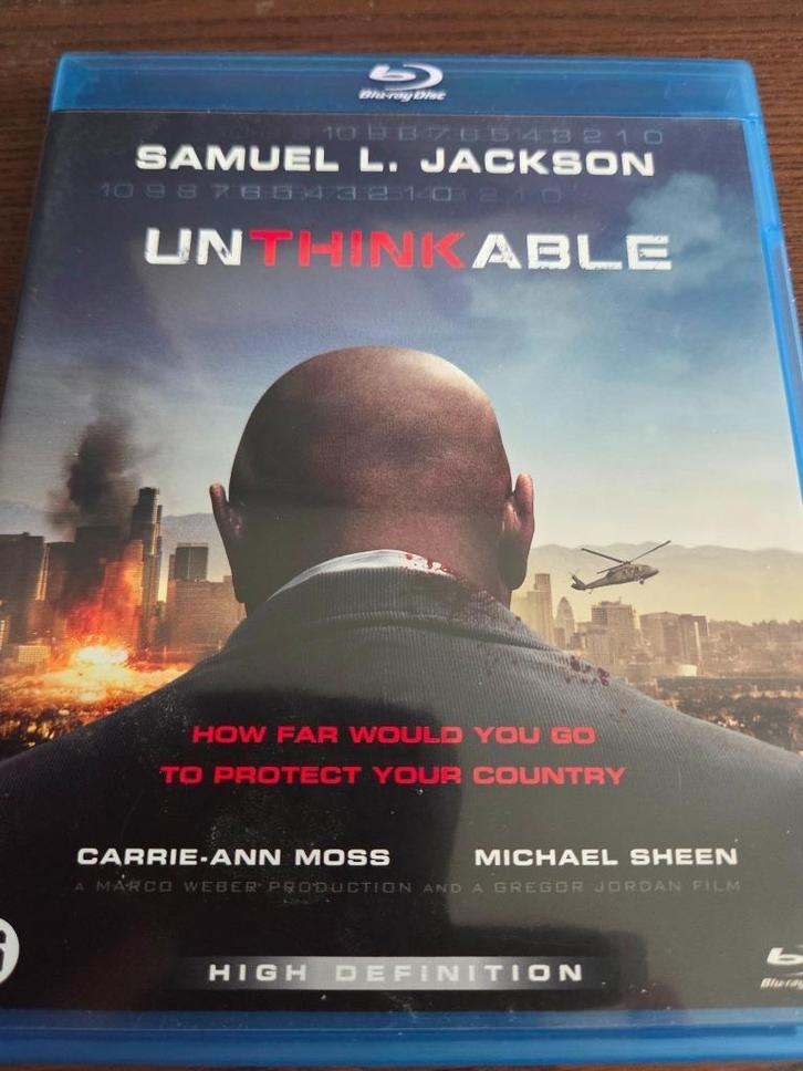 Unthinkable (Blu-ray), Cd's en Dvd's, Blu-ray, Zo goed als nieuw, Thrillers en Misdaad, Ophalen of Verzenden