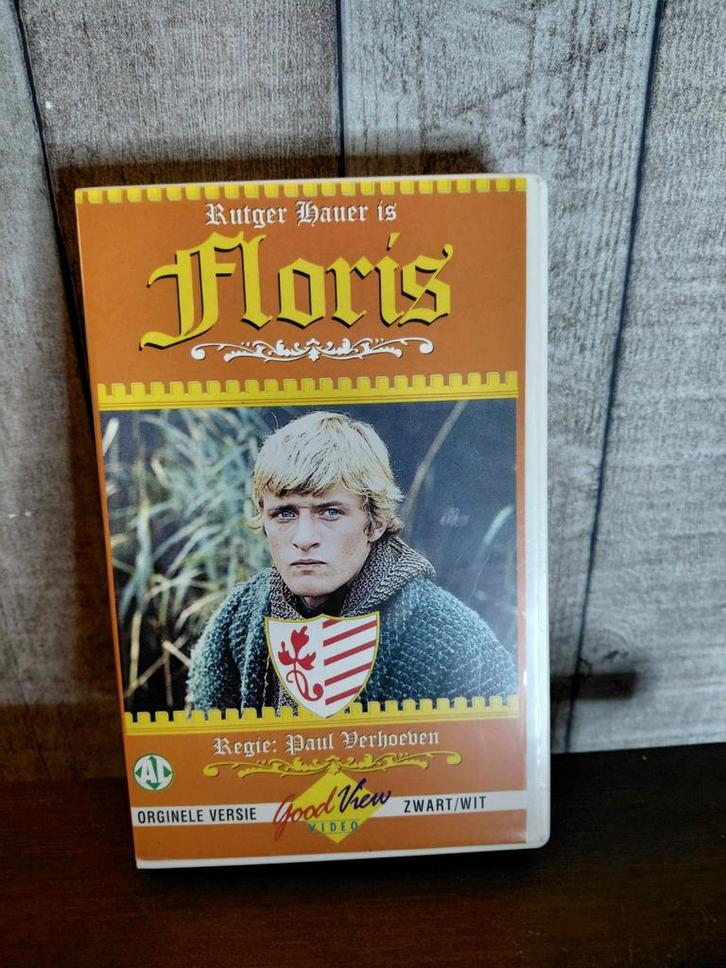 Floris deel 4 videoband. Rutger Hauer., Cd's en Dvd's, VHS | Documentaire, Tv en Muziek, Gebruikt, Tv-serie of Tv-programma, Alle leeftijden