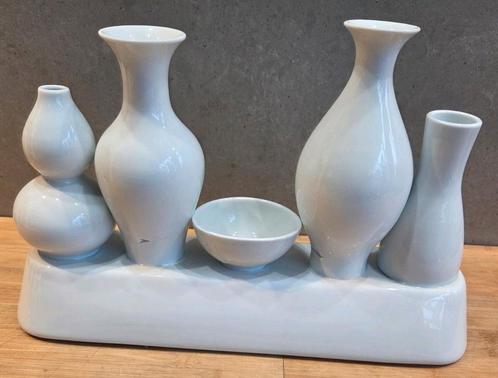 Pols Potten Shanghai vaas, Huis en Inrichting, Woonaccessoires | Vazen, Gebruikt, Wit, Minder dan 50 cm, Aardewerk of Porselein
