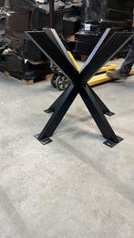 Kruispoot - Tafelpoot - X poot - Matrix poot - Metalen poot, Huis en Inrichting, Tafels | Eettafels, Gebruikt, 50 tot 100 cm, Metaal