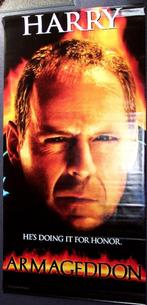 Armageddon (1998) Banner set, Ophalen, A1 t/m A3, Film en Tv, Rechthoekig Staand