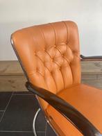 Gispen 412 SGE met Gispen 412 hocker, Trento leder, Huis en Inrichting, Fauteuils, Gebruikt, 75 tot 100 cm, Ophalen of Verzenden
