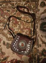 Lederen tas uit Marrakech, Ophalen of Verzenden, Bruin, Zo goed als nieuw, Leer