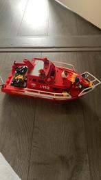 Playmobiel brandweerboot, Ophalen, Zo goed als nieuw