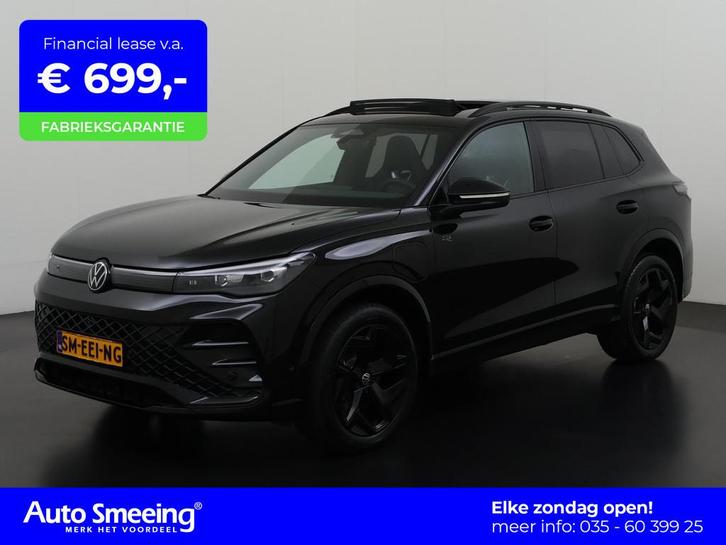Volkswagen Tiguan 1.5 eHybrid 272pk R-Line Black Style | Pan, Auto's, Volkswagen, Bedrijf, Te koop, Tiguan, 360° camera, ABS, Achteruitrijcamera