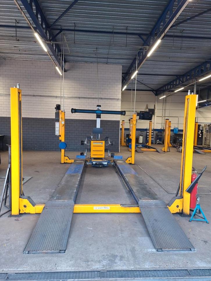 Hefbrug 4 koloms OMA Werther 5000 kg uitlijnbrug, Auto diversen, Autogereedschap, Ophalen